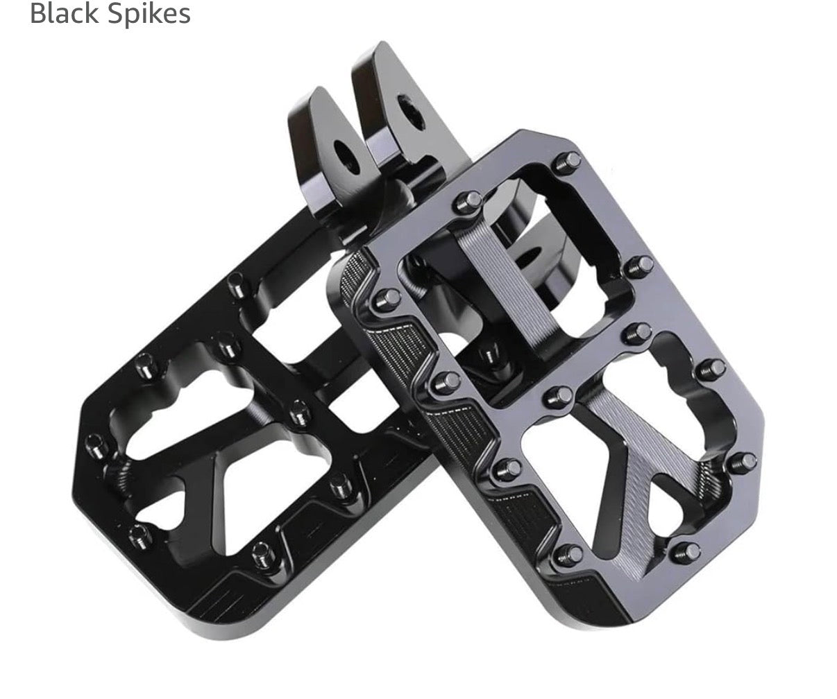 E bike pegs