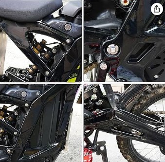 "powder coat" surron frame guards