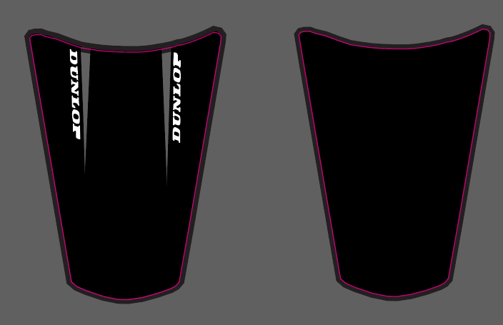 e-ride pro rear fender decal