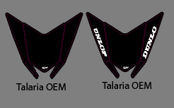 MX3-4/ OEM rear fender decal