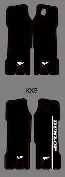 KKE/ surron fork guard decals