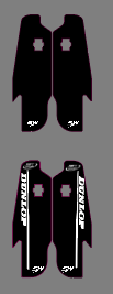 Rfloxa fork guard decals